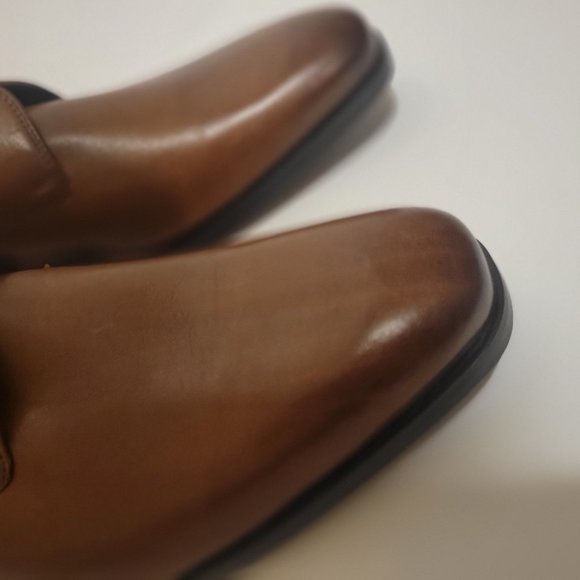 Clarks  Men\'s Derby Lace-Up Shoes, Size 10.5, Leather Uppers: Color Brown/Tan